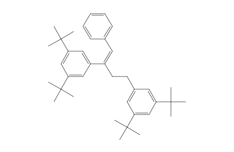 Benzene, 1-[2-[3,5-bis(1,1-dimethylethyl)phenyl]ethenyl]-4-[2-[3,5-bis(1,1-dimethylethyl)phenyl]ethyl]-, (E)-