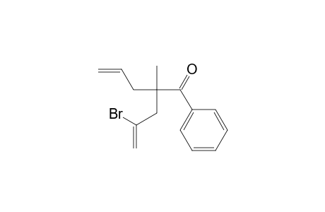 4-Penten-1-one, 4-bromo-2-methyl-1-phenyl-2-(2-propenyl)-