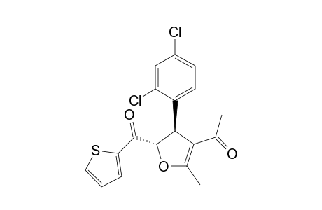 trans-2-Thien-.alpha.-oyl-3-(2,4-dichlorophenyl)-4-acetyl-5-methyl-2,3-dihydrofuran