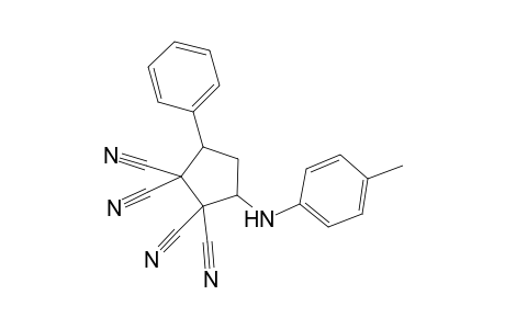 3-(4-Methylanilino)-5-phenyl-cyclopentane-1,1,2,2-tetracarbonitrile