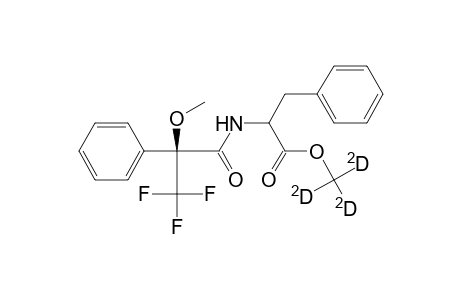 N-((S)-.alpha.-methoxy-.alpha.-(trifluoromethyl)phenylacetyl)-3-phenyl-2-aminopropanoic acid,trideuteromethyl ester