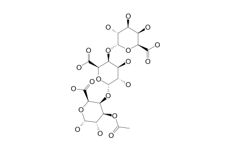 ALPHA-D-GALACTURONOPYRANOSYL-(1->4)-ALPHA-D-GALACTURONOPYRANOSYL-(1->4)-3-O-ACETYL-ALPHA-D-GALACTURONOPYRANOSIDE