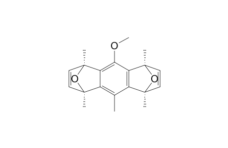 1,4:5,8-Diepoxyanthracene, 1,4,5,8-tetrahydro-9-methoxy-1,4,5,8,10-pentamethyl-, (1.alpha.,4.alpha.,5.alpha.,8.alpha.)-