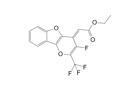 (2Z)-2-[3-fluoro-2-(trifluoromethyl)-4-pyrano[3,2-b]benzofuranylidene]acetic acid ethyl ester