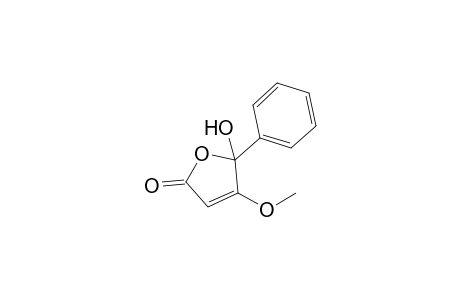 4-Methoxy-5-oxidanyl-5-phenyl-furan-2-one