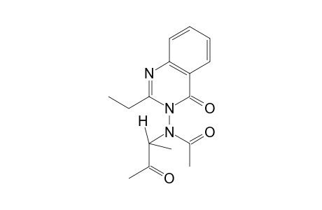 N-(2-ethyl-4-keto-quinazolin-3-yl)-N-(2-keto-1-methyl-propyl)acetamide