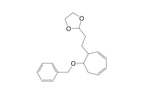 1-(Phenylmethoxy)-2-(2-(1,3-dioxolan-2-yl)ethyl)-3,5-cycloheptadiene