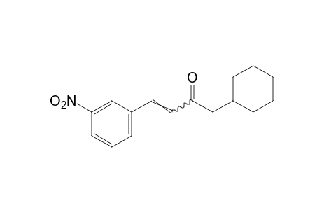 1-cyclohexyl-4-(m-nitrophenyl)-3-buten-2-one