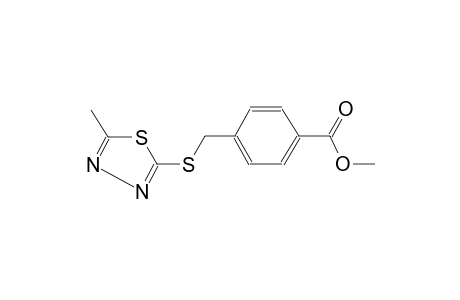 Benzoic acid, 4-[[(5-methyl-1,3,4-thiadiazol-2-yl)thio]methyl]-, methyl ester