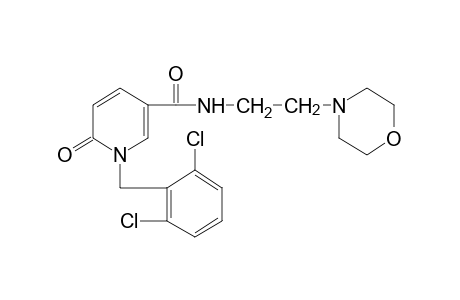 1-(2,6-DICHLOROBENZYL)-1,6-DIHYDRO-N-(2-MORPHOLINOETHYL)-6-OXONICOTINAMIDE