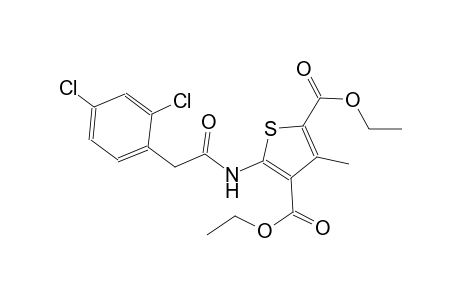 diethyl 5-{[(2,4-dichlorophenyl)acetyl]amino}-3-methyl-2,4-thiophenedicarboxylate