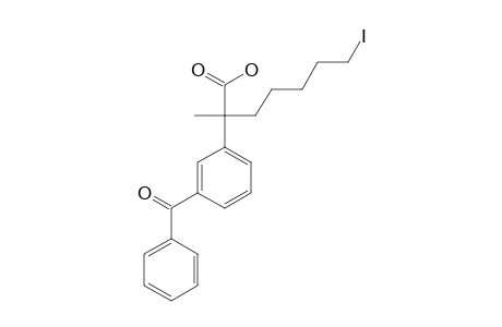 2-(3-BENZOYLPHENYL)-7-IODO-2-METHYLHEPTANOIC-ACID