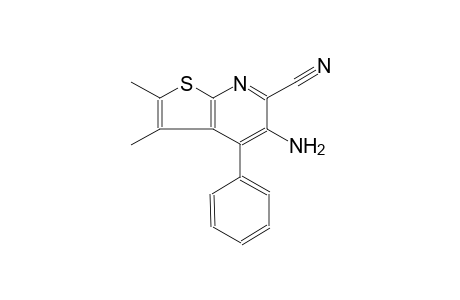 thieno[2,3-b]pyridine-6-carbonitrile, 5-amino-2,3-dimethyl-4-phenyl-