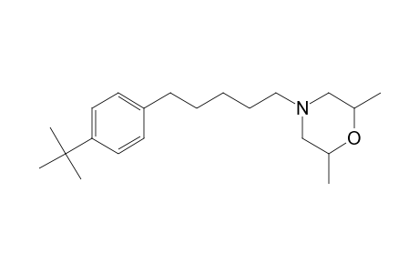 Morpholine, 4-[5-[4-(1,1-dimethylethyl)phenyl]pentyl]-2,6-dimethyl-