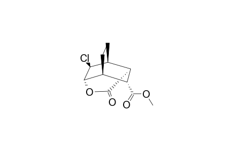 Methyl-(2sr, 7RS)-2-chloro-4-oxa-5-oxotricyclo-[4.4.0.0(3,8)]-decan-7-carboxylate