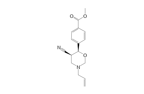 (CIS)-3-ALLYL-5-CYANO-6-(4-METHOXYCARBONYLPHENYL)-TETRAHYDRO-2H-1,3-OXAZINE