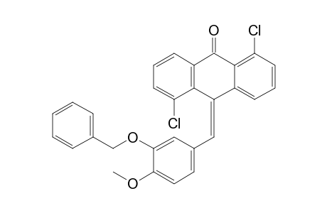 (Z)-10-(3-benzyloxy-4-methoxybenzylidene)-1,5-dichloro-10H-anthracen-9-one