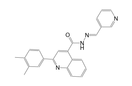 2-(3,4-dimethylphenyl)-N'-[(E)-3-pyridinylmethylidene]-4-quinolinecarbohydrazide