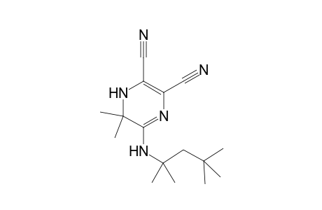 1,6-Dihydro-6,6-dimethyl-5-[(1,1,3,3-tetramethylbutyl)amino]pyrazine-2,3-dicarbonitrile
