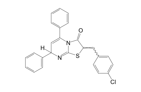 2-(p-chlorobenzylidene)-5,7-diphenyl-7H-thiazolo[3,2-a]pyrimidin-3(2H)-one