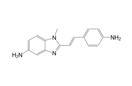 2-[(E)-2-(4-aminophenyl)ethenyl]-1-methyl-1H-benzimidazol-5-amine