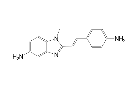 2-[(E)-2-(4-aminophenyl)ethenyl]-1-methyl-1H-benzimidazol-5-amine