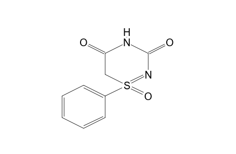 1-PHENYL-3H-1,2,4-THIA(SIV)DIAZINE-3,5(6H)-DIONE, 1-OXIDE