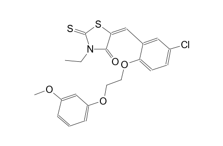 4-thiazolidinone, 5-[[5-chloro-2-[2-(3-methoxyphenoxy)ethoxy]phenyl]methylene]-3-ethyl-2-thioxo-, (5E)-