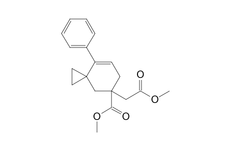 5-(2-keto-2-methoxy-ethyl)-8-phenyl-spiro[2.5]oct-7-ene-5-carboxylic acid methyl ester