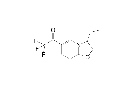 3-Ethyl-6-(trifluoroacetyl)-2,3,8,8a-tetrahydro-7H-oxazolo[3,2-a]pyridine