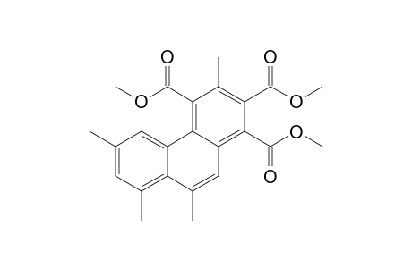 Trimethyl 3,6,8,9-tetramethylphenanthrene-1,2,4-tricarboxylate