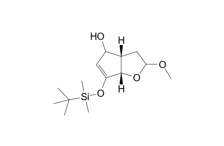 (1S,3RS,5S)-3-Methoxy-8-[[(t-butyl)dimethylsilyl]oxy}-2-oxabicylo[3.3.0]oct-7-en-5-ol