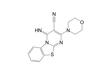 3-Cyano-4-imino-2-morpholino-4H-pyrimido[2,1-b][1,3]benzothiazole