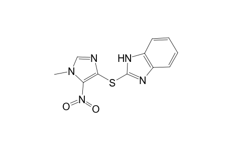 2-[(1-Methyl-5-nitro-1H-imidazol-4-yl)sulfanyl]-1H-benzimidazole