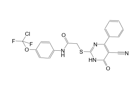 acetamide, N-[4-(chlorodifluoromethoxy)phenyl]-2-[(5-cyano-1,6-dihydro-6-oxo-4-phenyl-2-pyrimidinyl)thio]-