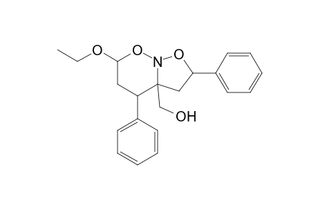 (6-ethoxy-2,4-diphenyl-3,4,5,6-tetrahydro-2H-isoxazolo[2,3-b]oxazin-3a-yl)methanol