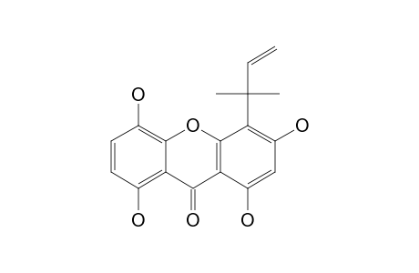 4-(1,1-DIMETHYLPROP-2-ENYL)-1,3,5,8-TETRAHYDROXY-XANTHONE