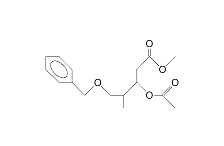 (3R,4S)-3-Acetoxy-5-benzyloxy-4-methyl-pentanoic acid, methyl ester