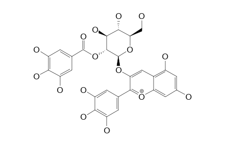 DELPHINIDIN-3-O-(2''-O-GALLOYL-BETA-D-GALACTOPYRANOSIDE)