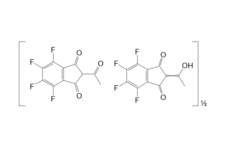 2-acetyl-4,5,6,7-tetrafluoro-1,3-indandione