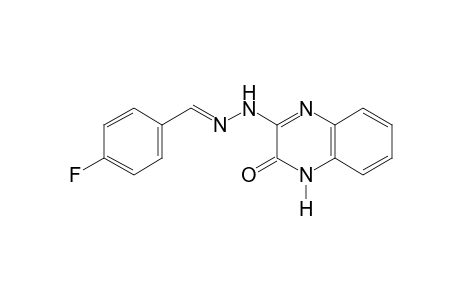 p-FLUOROBENZALDEHYDE, (3,4-DIHYDRO-3-OXO-2-QUINOXALINYL)HYDRAZONE