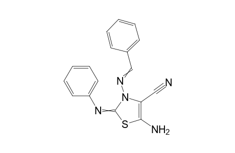 5-Amino-3-(benzylideneamino)-2-phenylimino-2,3-dihydrothiazole-4-carbo-nitrile