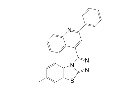 6-Methyl-1-(2-phenyl-4-quinolyl)-[1,2,4]triazolo[3,4-b][1,3]benzothiazole