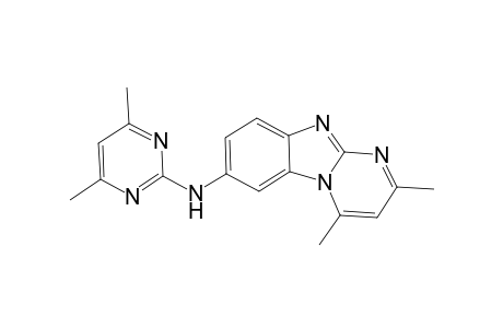 1,3-Dimethyl-8-(4,6-Dimethyl-2-pyrimidylamino)pyrimido[1,2-a]benzimidazole