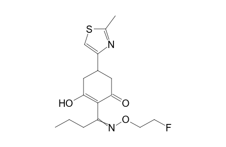 2-Cyclohexen-1-one, 2-[1-[(2-fluoroethoxy)imino]butyl]-3-hydroxy-5-(2-methyl-4-thiazolyl) -