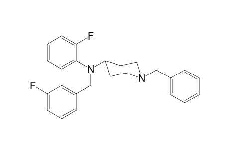 1-Benzyl-N-(2-fluorophenyl)-N-([3-fluorophenyl]methyl)piperidin-4-amine