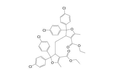 Bis(4-ethoxycarbonyl-5-methyl-2,2-bis(4-chlorophenyl)-2,3-dihydro-3-furyl)methane