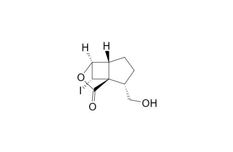 (1S*,2R*,4S*,5S*,6S*,9S*)-5-(Hydroxymethyl)-9-Iodo-8-oxatricyclo[4.2.1.0(2,6)]nonan-7-one
