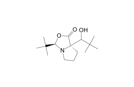 1H,3H-Pyrrolo[1,2-c]oxazol-1-one, 3-(1,1-dimethylethyl)tetrahydro-7a-(1-hydroxy-2,2-dimethylpropyl)-, [3R-[3.alpha.,7a.alpha.(R*)]]-