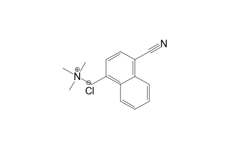 ((4-cyanonaphthyl)methyl)trimethylammonium chloride